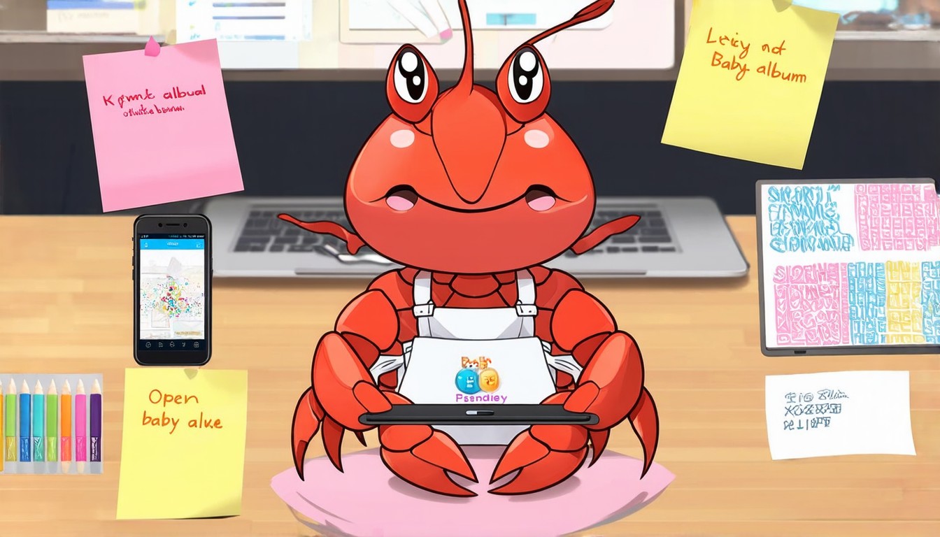 Day 8：一只龙虾从零开始造了个宝宝相册 App